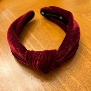 Beautiful red velvet headband